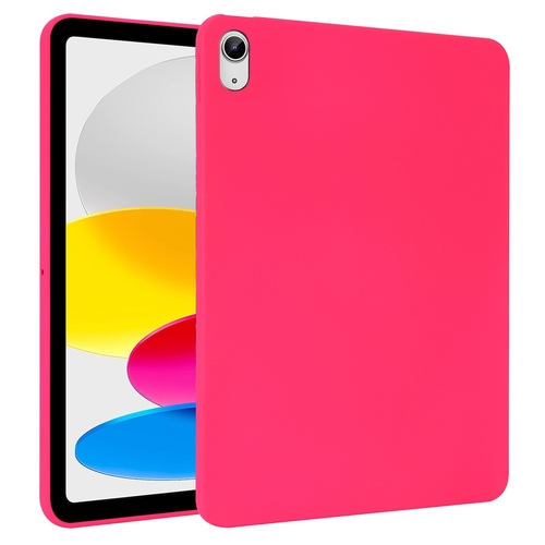 F�r Apple iPad 10.9 10. Gen 2022 TPU Silikon H�lle Ultra d�nn Pink