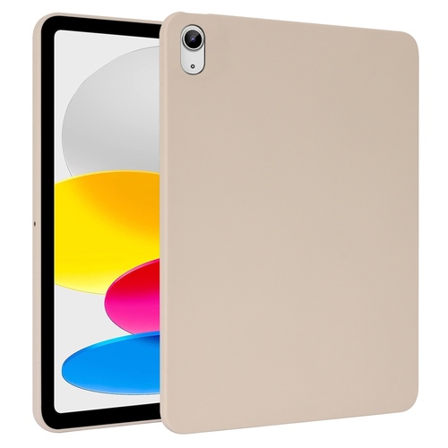 F�r Apple iPad 10.9 10. Gen 2022 TPU Silikon H�lle Ultra d�nn Wei�
