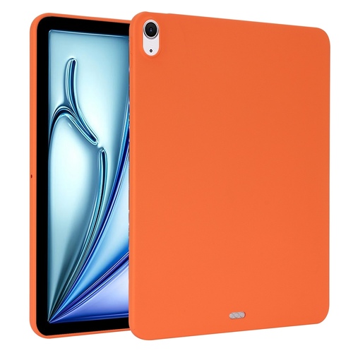 F�r Apple iPad Air 11 Zoll 2025 / 2024 TPU Silikon H�lle d�nn Orange