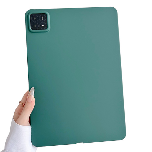 F�r Xiaomi Pad 6S Pro 12.4 Zoll TPU Silikon H�lle d�nn Dunkelgr�n