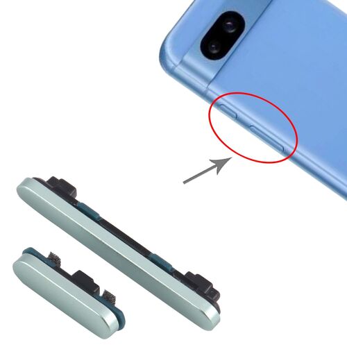 F�r Google Pixel 8A Power und Lautst�rke Tasten Button Ersatzteil Gr�n