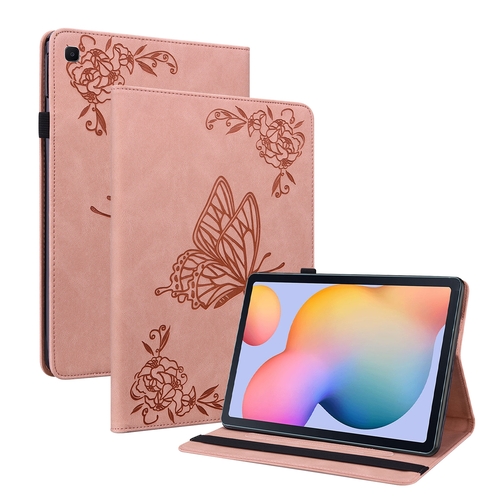 F�r Samsung Galaxy Tab S6 Lite 2024 2022 Motiv Kunstleder Tasche Pink