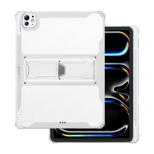 F�r Apple iPad Pro 13 2024 Schock Hybrid TPU PC H�lle Case Transparent