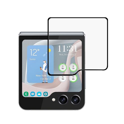 F�r Samsung Galaxy Z Flip7 FE / Flip6 Small Screen 3D Schutz Hart Glas