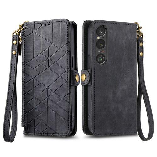 F�r Sony Xperia 10 VI 6. Gen Kunst Leder Book Tasche Schutz H�lle Case