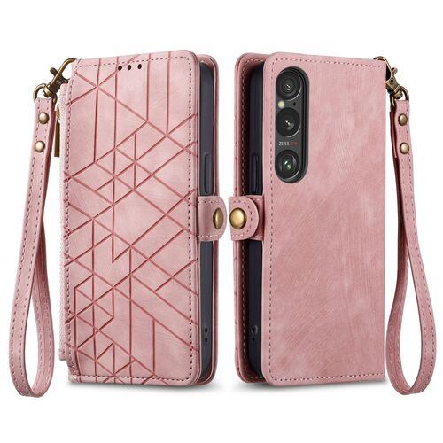 F�r Sony Xperia 10 VI 6. Gen Kunst Leder Book Tasche Schutz H�lle Case