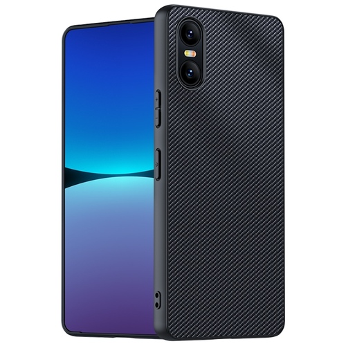 Fr Sony Xperia 10 VI Ultra dnn Design Carbon Textur TPU Handy Hlle