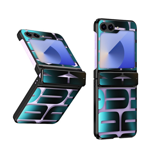 F�r Samsung Galaxy Z Flip7 FE / Flip6 Electroplating Schutz H�lle Case