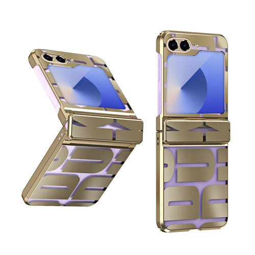 F�r Samsung Galaxy Z Flip7 FE / Flip6 Electroplating Schutz H�lle Case