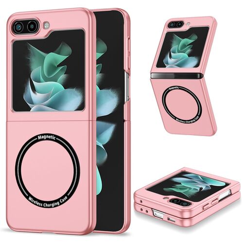 F�r Samsung Galaxy Z Flip7 FE / Flip6 Magnet Magsafe Handy Schutz Pink