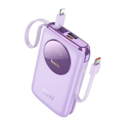Hoco Q19 Lucky 30W 10000mAh Power Bank mit Display und USB-C Kabel