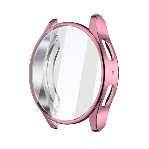 F�r Samsung Galaxy Watch 7 44mm Full Cover Watch TPU H�lle Case Pink