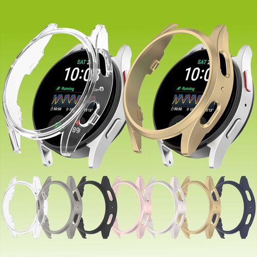 F�r Samsung Galaxy Watch 7 44 / 40mm Kunststoff Smart Watch Schutz Geh�use H�lle