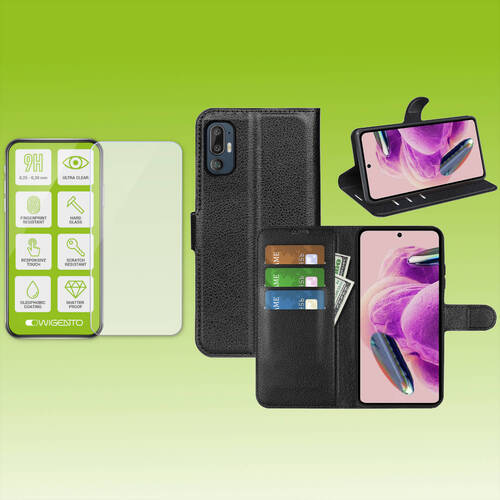 F�r HTC U24 Pro Cover Handy H�lle Tasche TPU Hart Glas Folie AUSWAHL