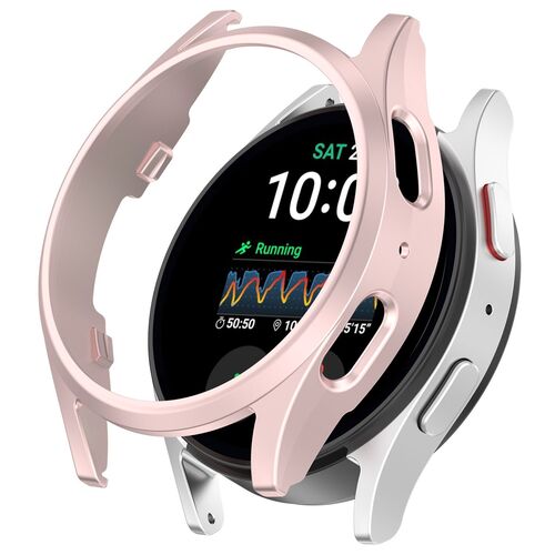 F�r Samsung Galaxy Watch 7 44mm Kunststoff PC Geh�use H�lle Case Rosa