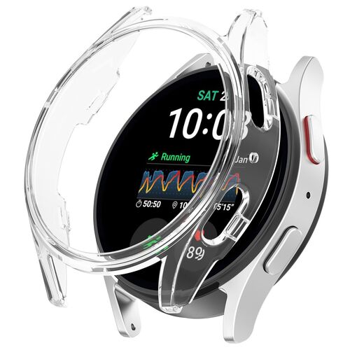 F�r Samsung Galaxy Watch 7 44mm Kunststoff Geh�use H�lle Transparent