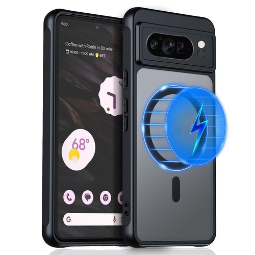 F�r Google Pixel 9 Pro XL MagSafe ultra d�nn PC / TPU Silikon H�lle