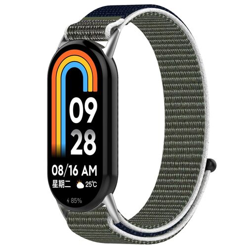 F�r Xiaomi Smart Band 10 / 9 / 9 NFC Design Nylon Klettverschluss Band