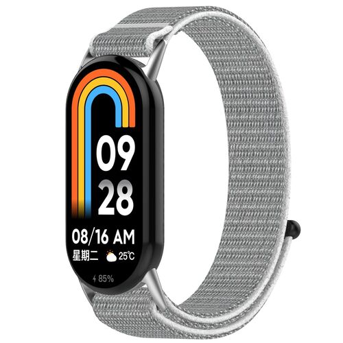 F�r Xiaomi Smart Band 10 / 9 / 9 NFC Elastisches Design Nylon Klettverschluss Armband 