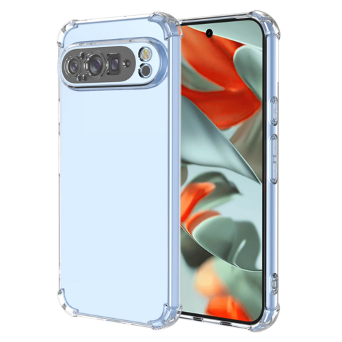 F�r Google Pixel 9 / 9 Pro Schock TPU Schutz Handy H�lle Transparent