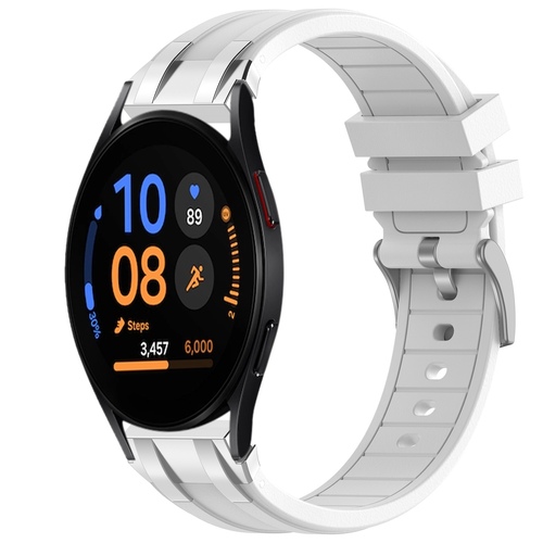 F�r Samsung Galaxy Watch FE 40mm Silikon Schnellverschluss Schnalle Armband 