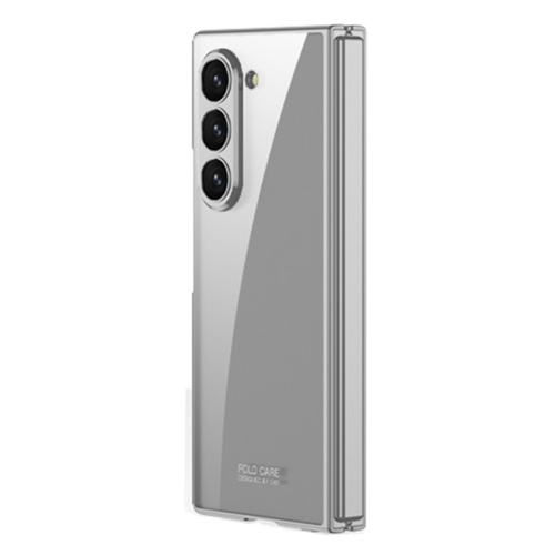 F�r Samsung Galaxy Z Fold6 GKK integrierte Phantom Design H�lle Silber