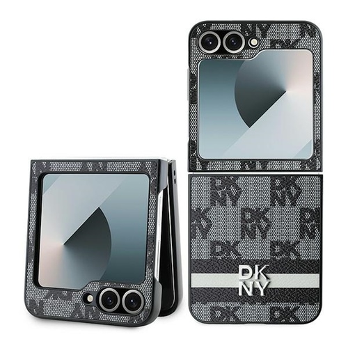 DKNY Samsung Galaxy Z Flip7 FE / Flip6 5G H�lle Kariertes Muster