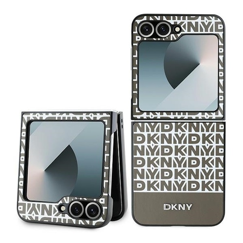 DKNY Samsung Galaxy Z Flip7 FE / Flip6 5G H�lle Repeat Pattern Bottom