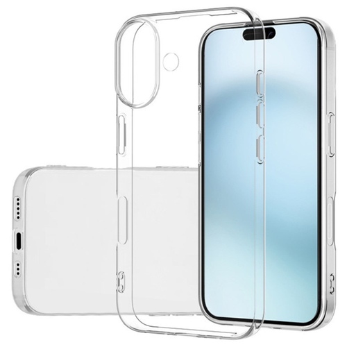F�r Apple iPhone 16 Plus Silikon TPU H�lle Transparent H9 Hart Glas AUSWAHL 