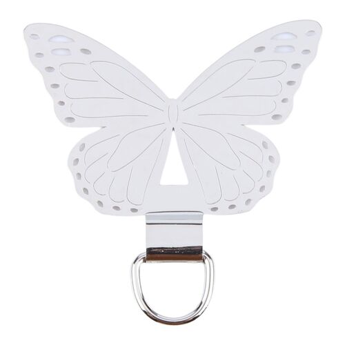 F�r Smartphones Schmetterling Metall Lanyard Befestigungsring Silber