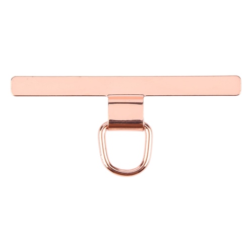 F�r Smartphones T Form Design Metall Lanyard Befestigungsring Rosa