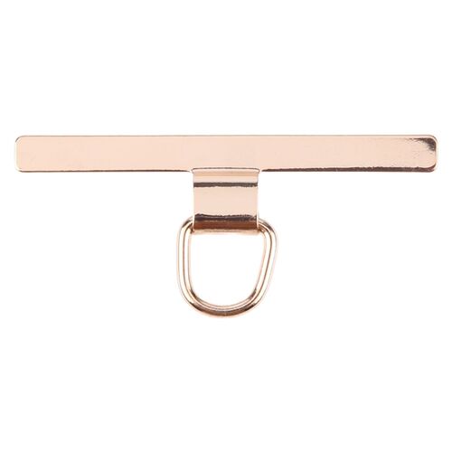 F�r Smartphones T Form Design Metall Lanyard Befestigungsring Gold