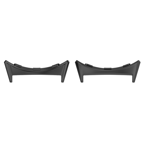 F�r Google Pixel Watch 3 45mm 1 Paar Arm Band Verbindungsst�ck Schwarz