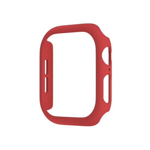 F�r Apple Watch Series 11 / 10 42mm Kunststoff H�lle Geh�use Case Rot
