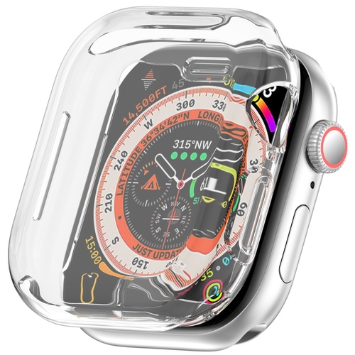 F�r Apple Watch Series 11 / 10 46mm Full Cover TPU H�lle Transparent