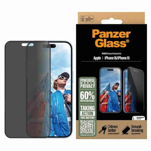 PanzerGlass f�r Apple iPhone 16 Privacy Screen Protector Ultra-Wide