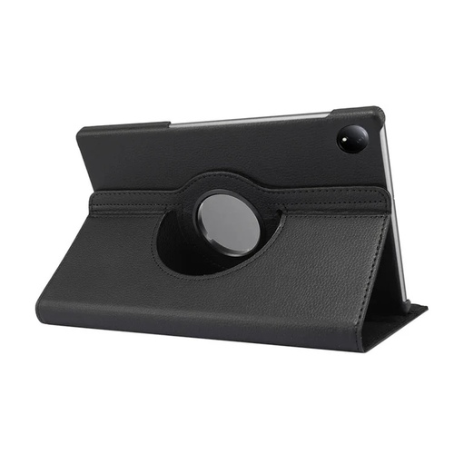 F�r Xiaomi Redmi Pad SE 8.7 360 Grad Rotation Kunstleder H�lle Schwarz