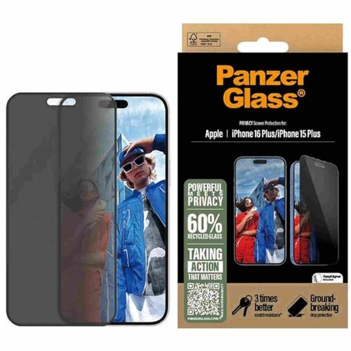 PanzerGlass f�r Apple iPhone 16 Plus Privacy Protector Ultra-Wide