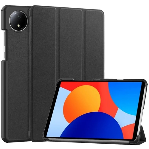 F�r Xiaomi Redmi Pad SE 8.7 3folt Wake UP Smart Tasche H�lle Schwarz