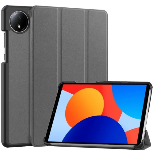 F�r Xiaomi Redmi Pad SE 8.7 3folt Wake UP Smart Tasche H�lle Case Grau