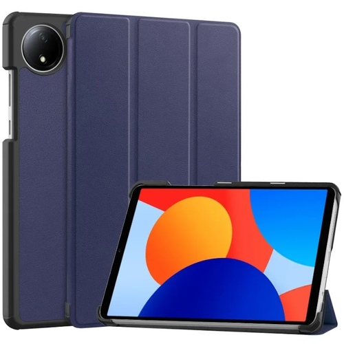 F�r Xiaomi Redmi Pad SE 8.7 3folt Wake UP Smart Case H�lle Dunkelblau