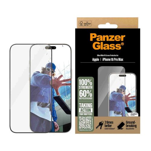 PanzerGlass f�r Apple iPhone 16 Pro Max Screen Protector Ultra-Wide