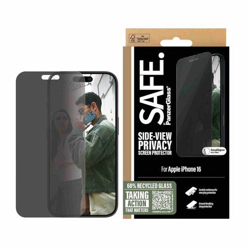 SAFE by PanzerGlass f�r Apple iPhone 16 Privacy Screen Pro. Ultra-Wide