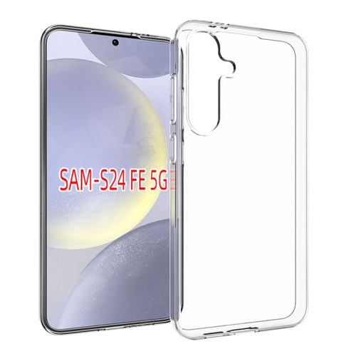 F�r Samsung Galaxy S24 FE Silikon TPU Schutz Handy H�lle Transparent