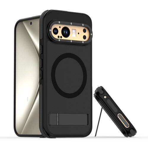 Fr Google Pixel 9 Pro XL Dual-Color Skin Feel Magsafe Hlle Halterung