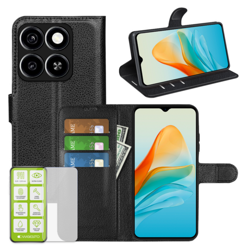 F�r ZTE Blade A55 Schutz H�lle Case Tasche TPU Hart Glas Panzer Folie AUSWAHL 