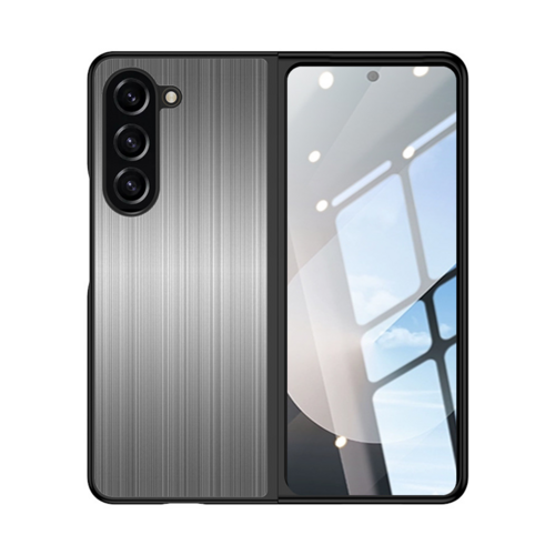 F�r Samsung Galaxy Z Fold6 5G Edelstahl Schutzh�lle Shockproof Schwarz