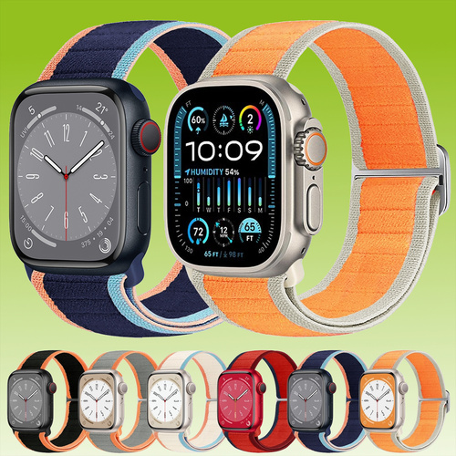 F�r verschiedene Apple Watch Modelle Nylon Elastisches Schnallen Ersatz Armband