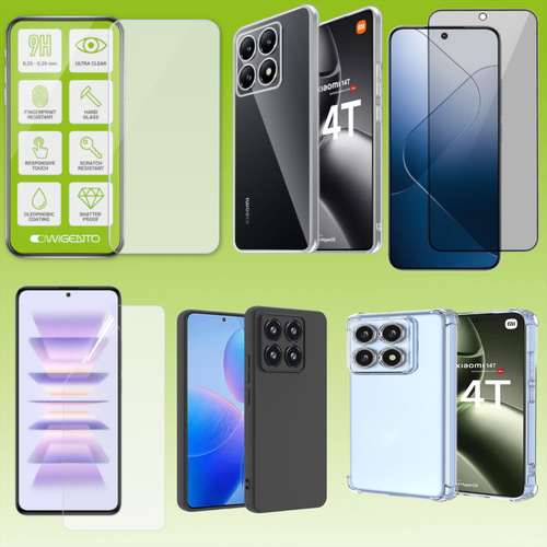 F�r Xiaomi 14T Schutz Cover H�lle Tasche Etui TPU Hart Glas Panzer Folie AUSWAHL