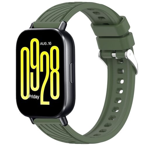 F�r Xiaomi Redmi Watch 5 Active Streifenstruktur 22mm Silikon Design Armband 